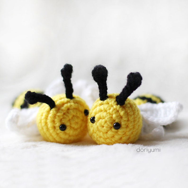 The Bee-utiful Bees Crochet Pattern Save the Bees image 3