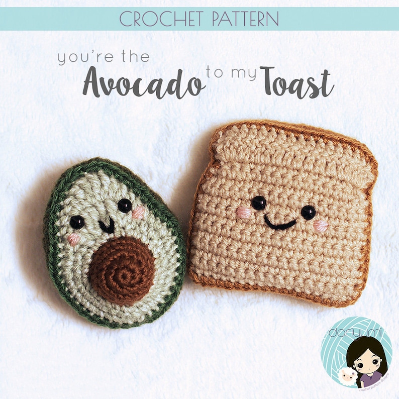 You're the Avocado to my Toast Crochet Pattern image 1