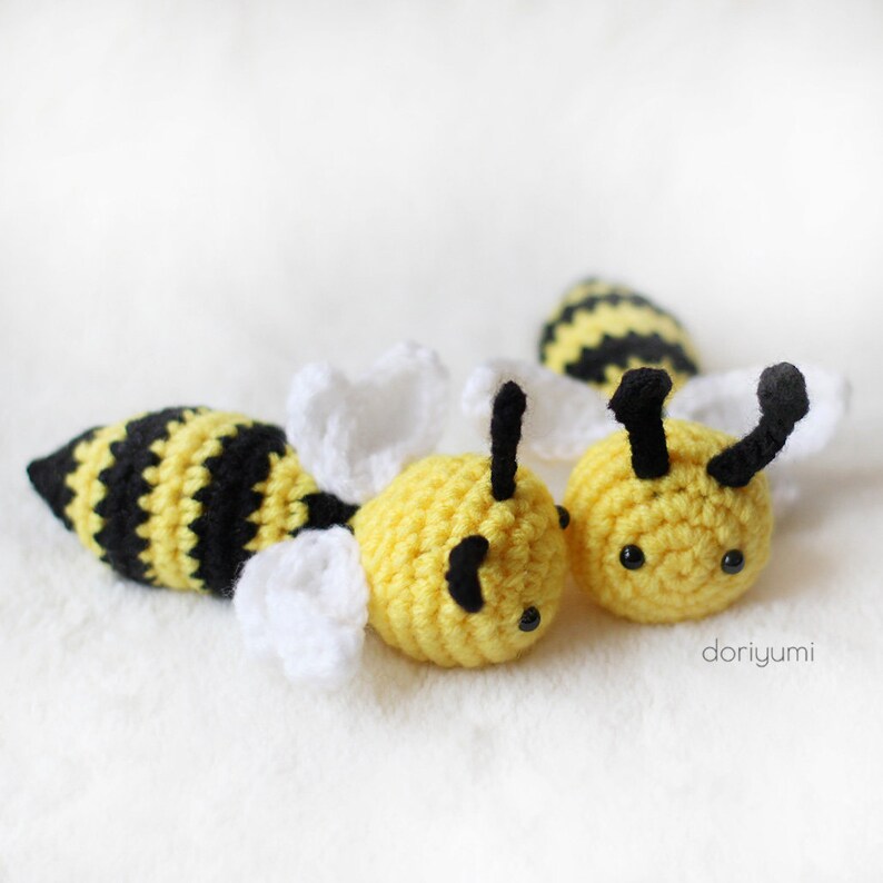 The Bee-utiful Bees Crochet Pattern Save the Bees image 4