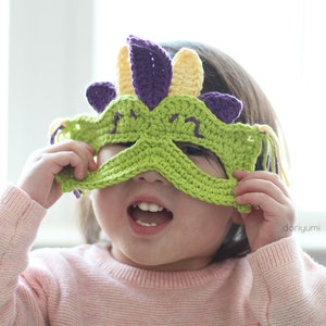 Mardi Gras Mask for Kids Crochet Pattern image 3