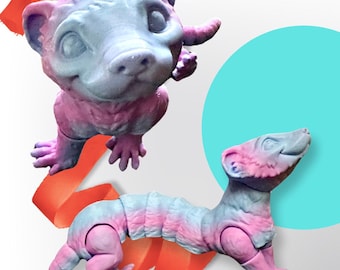 Ferret Follies: Flexible, Fun, and Fully Articulated 3D Print of this Furry one
