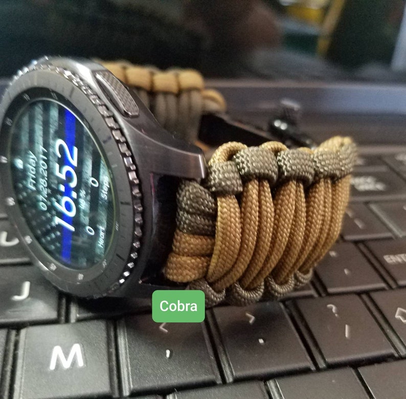 Samsung: Galaxy Smartwatches Paracord Watch Band Standard Strap image 2