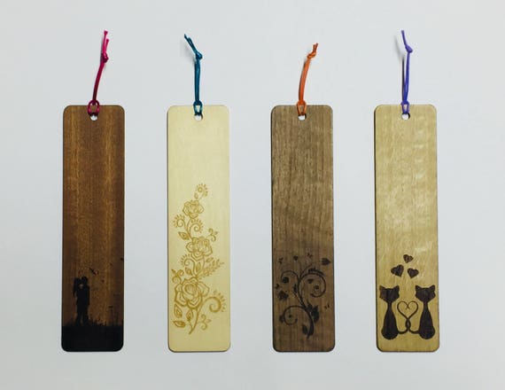 Personalized Wooden Bookmark Gift Idea 