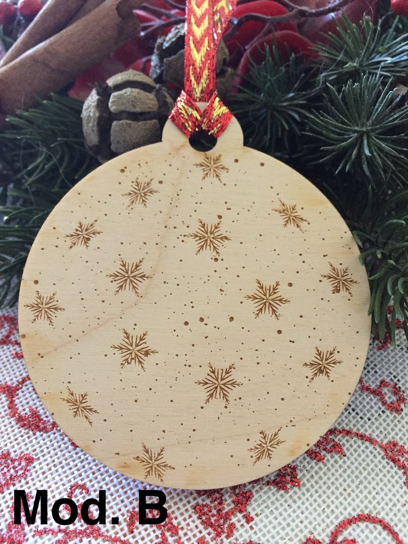 Pallina primo Natale per albero di Natale con incisione ...