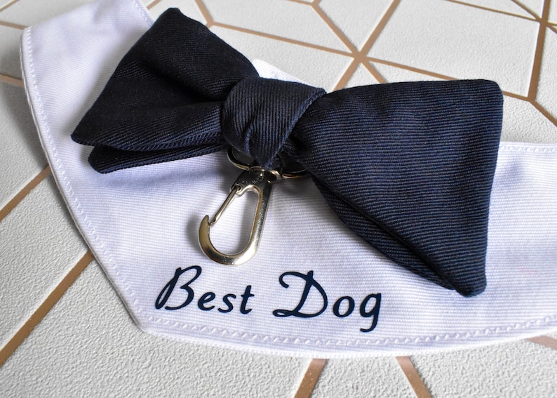 Custom Ring Bearer Dog Personalised Wedding Dog Outfit Dog Etsy