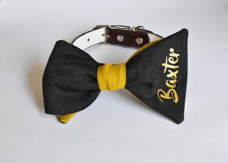 Personalised dog bow tie Clearance