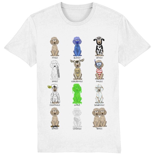 Poodle Puns Unisex T-Shirt, Poodle Tee, Poodle Clothing, Poodle Fashion, Poodle Gifts, Poodle Owner, Poodle Mum, Poodle Dad, Funny Poodle