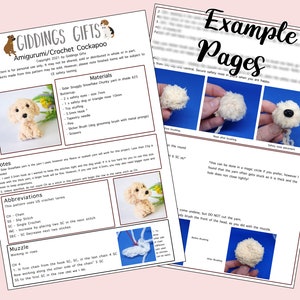 Crochet Cockapoo Pattern: Amigurumi Dog Tutorial (PDF Download) - Etsy UK
