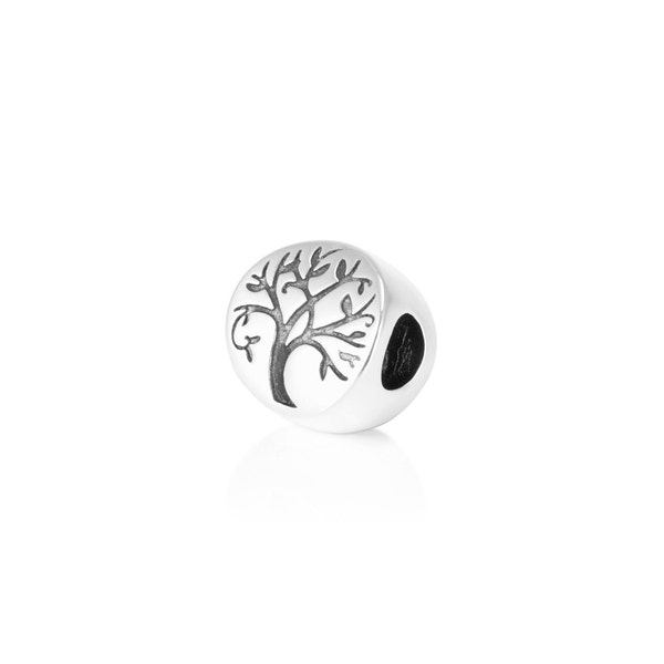 Arbre de vie Charme pour bracelet - Silver Tree of Life Jewelry Gift - Family Tree Charm for Necklace