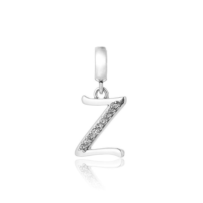 Letter Z Necklace Personalized Jewelry Gift for Her Silver Etsy
