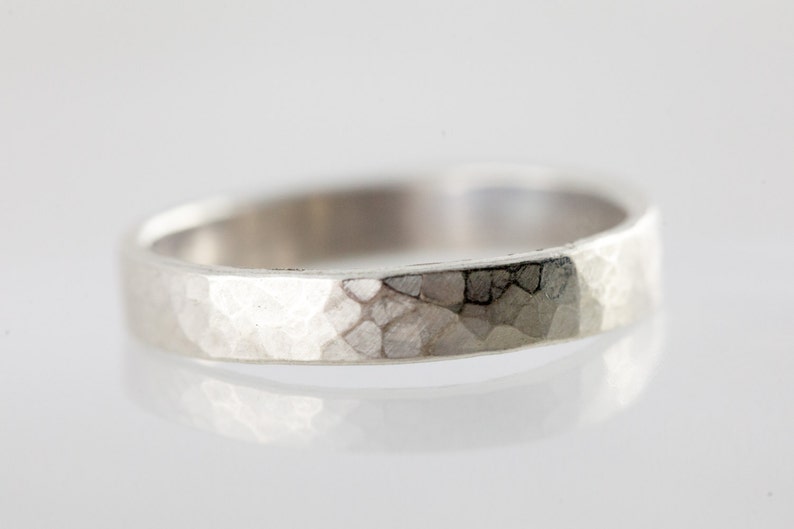 Modern band ring / stack ring image 1