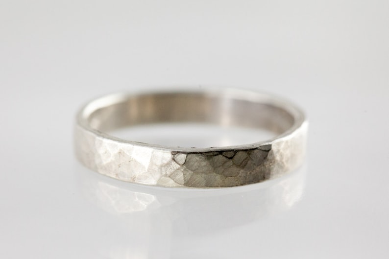 Modern band ring / stack ring image 2