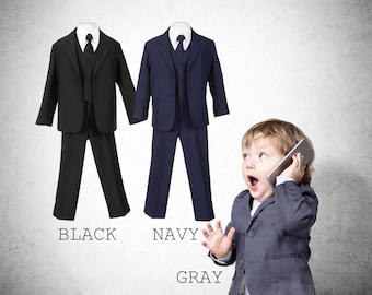 Boys Wedding Suits Etsy