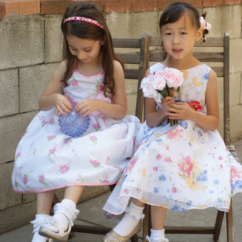 Party Organza Confetti Flower Dress Special Occasion Wedding Flower Girl