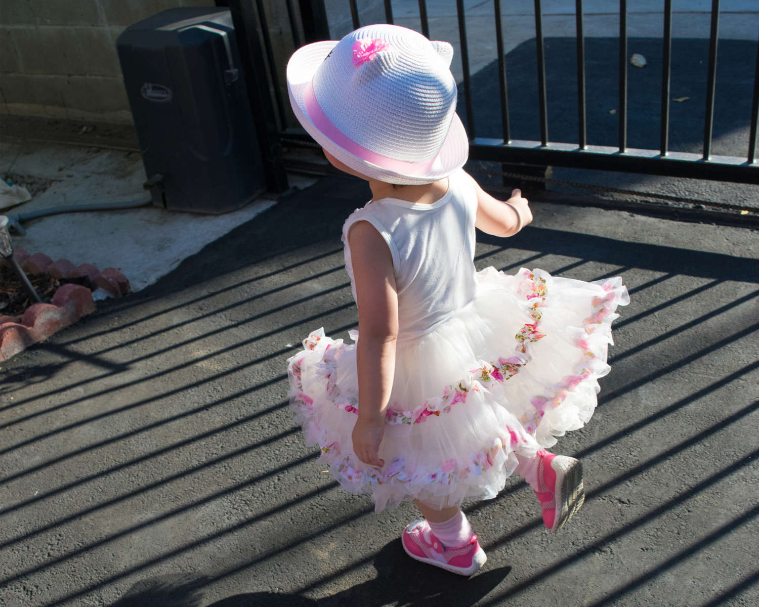Baby Toddler Girl Rosette Tutu White Romper Dress