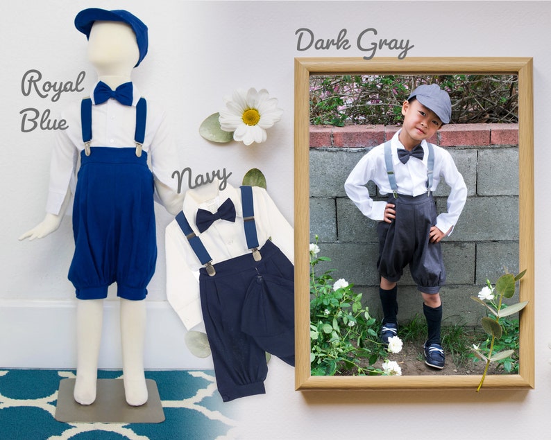 Baby to Little Boy Retro 5 Piece Natural Linen Knickers Set Etsy