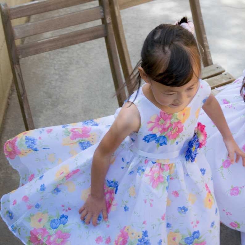 Party Organza Confetti Flower Dress Special Occasion Wedding Flower Girl