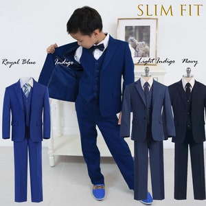 INDIGO BLUE SUIT - Classy Formal Wear