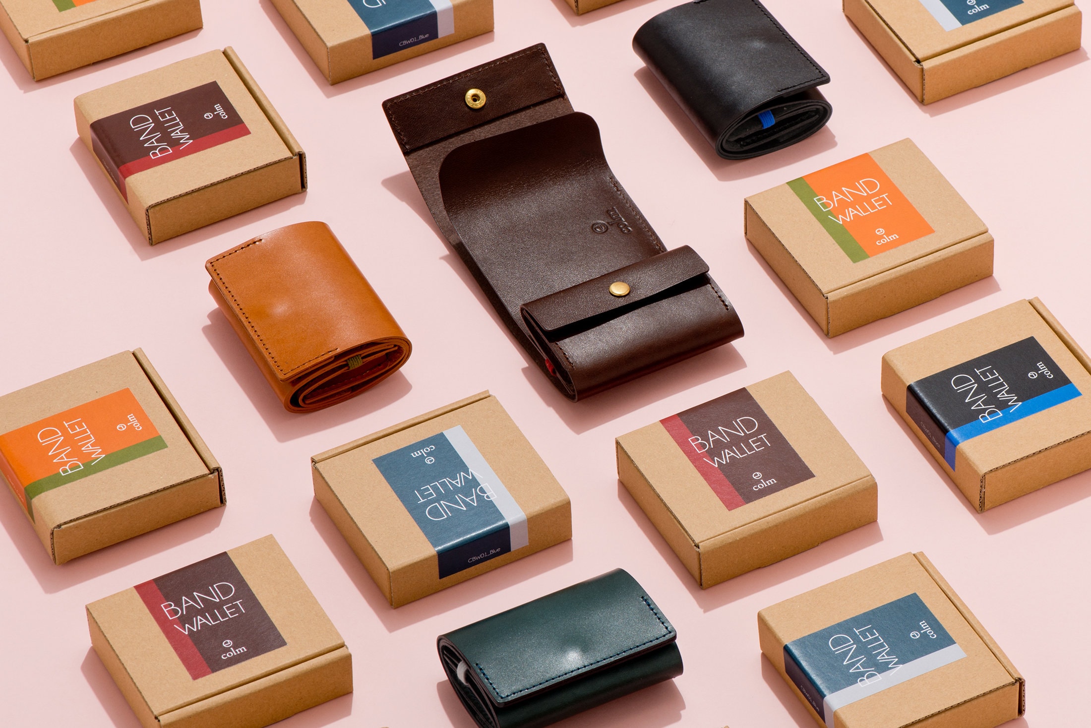 Leather Minimum Wallet / Card Size / Compact Small Slim Etsy