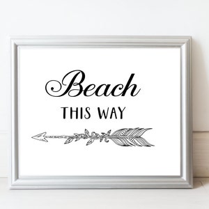 Beach This Way (linker Pfeil)