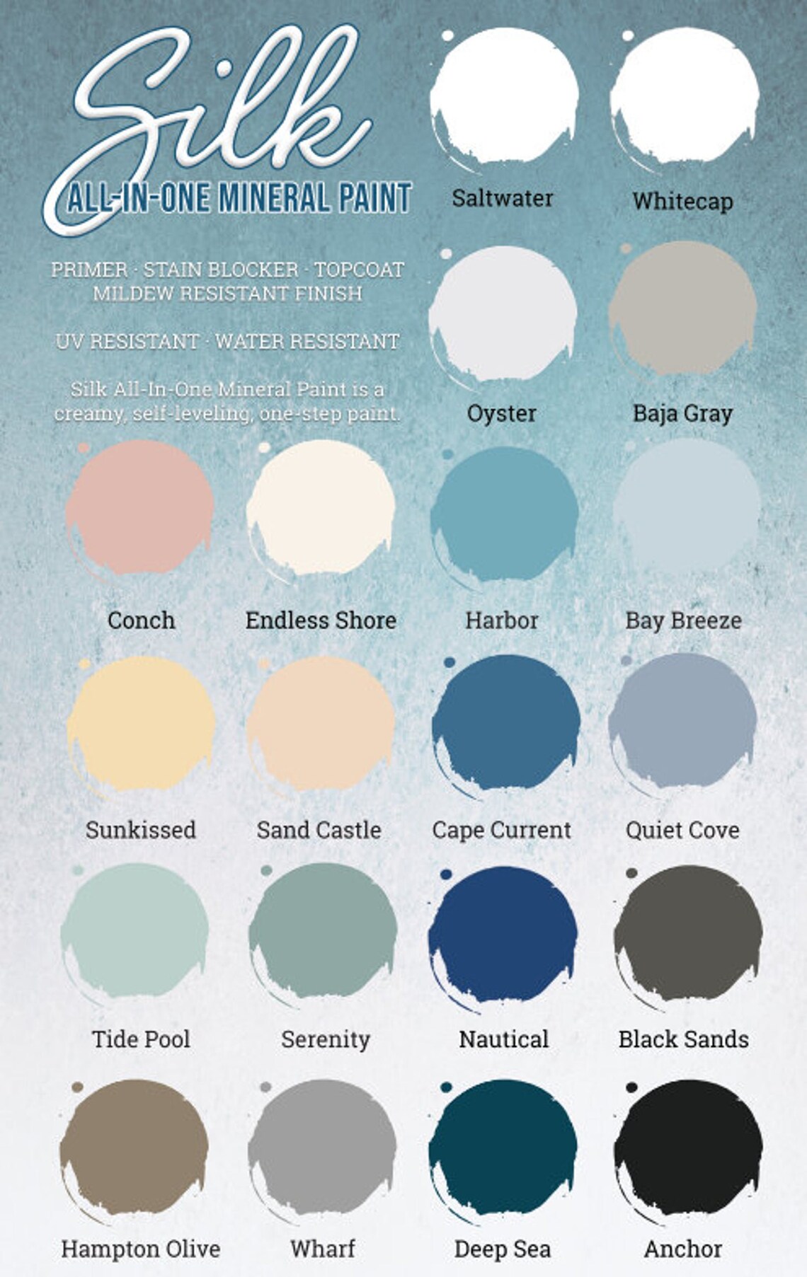 Dixie Belle Paint Silk All in One Mineral Paint, Paint, 16oz
