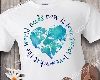 World Needs Love Etsy