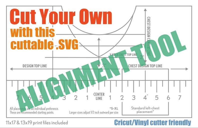 Download Cuttable vector Alignment Tool Instant Download: 11x17 and ...