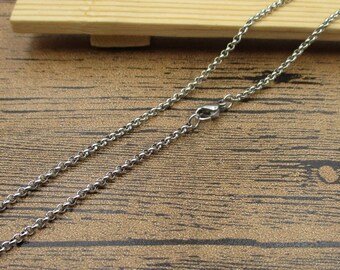 2 Finished Chains Stainless Steel Chains-2.0x2.0mm-CS057