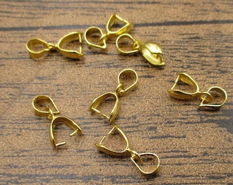 20 Pinch Bail Gold Plated-GS015
