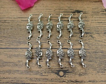 Croix normande Saint Lo métal argenté strass bijou XIXème siècle