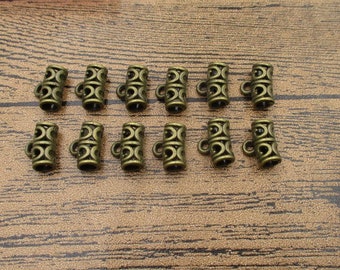 20 perle di bail antico bronzo tono-RS840