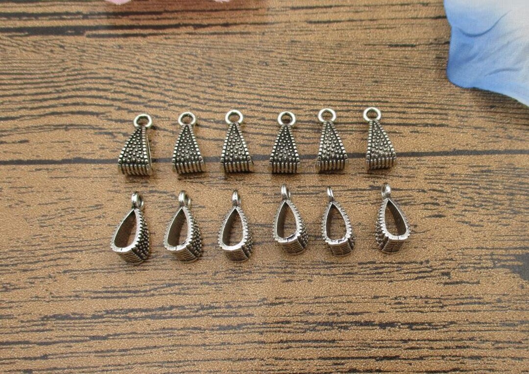 20ベイルビーズ アンティークシルバートーン-RS843 - Etsy 日本