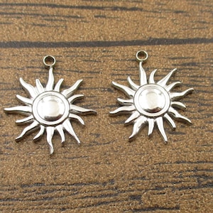 2 charmes solaires en acier inoxydable-SS1057