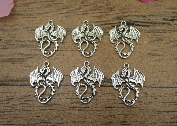 4 Dijes De Tono Plata Antigua A12 Rhino