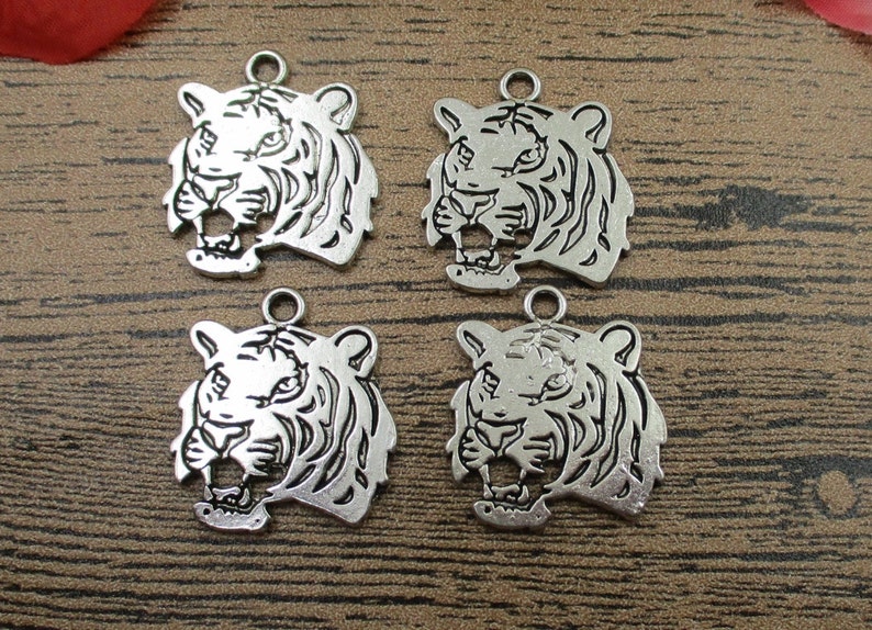 Nuevo 50 X Que Te Amo Corazón Encanto Antiguo Plata Tono de doble cara Artesanía Hacer