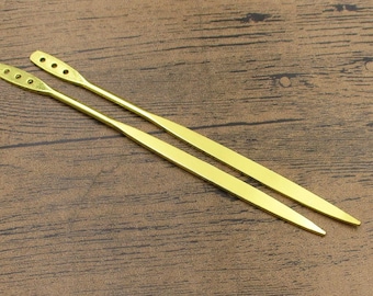 2 Gold Hairpins-Bookmarks-Vintage Style-RS1105