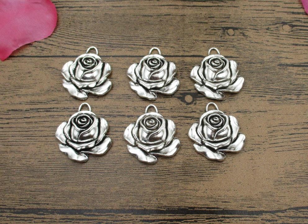 Rose Charms for Journal - Etsy
