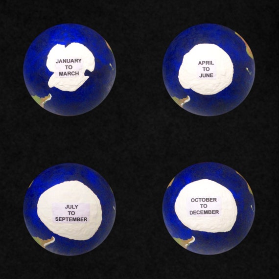 Four Seasons Earth Globes - Etsy