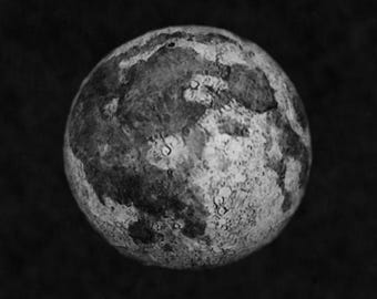 Handmade Moon Globe