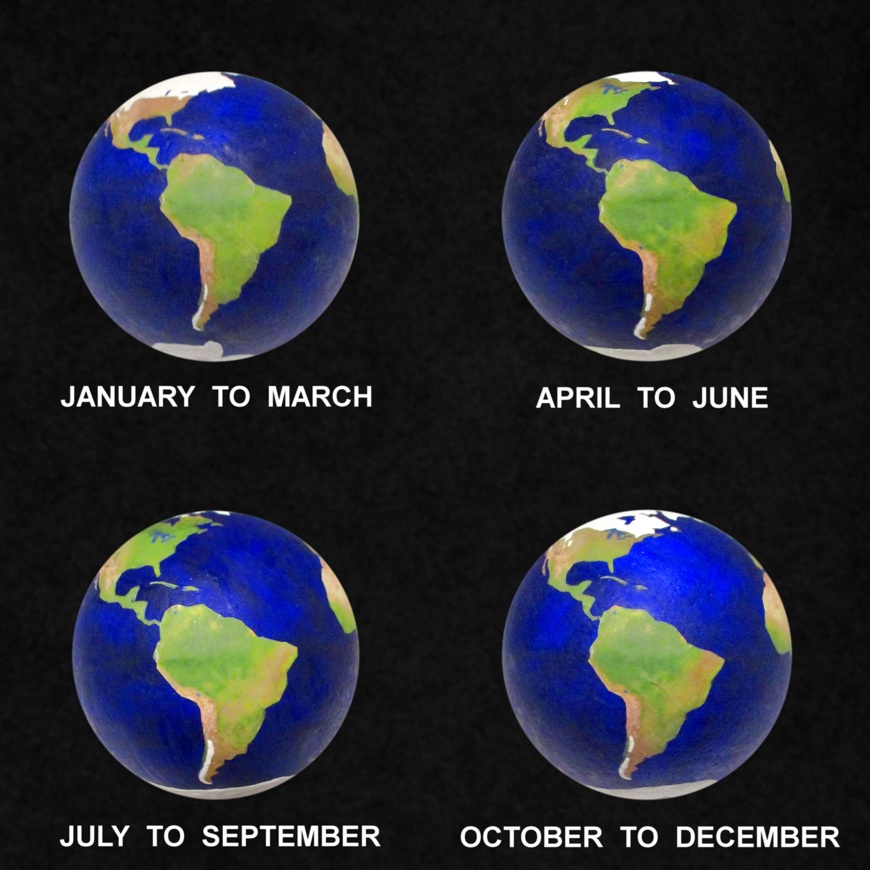 Four Seasons Earth Globes - Etsy