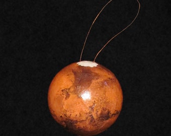 Handmade Mars Ornament