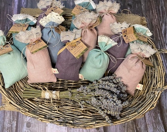 Lavender sachet, Herbal linen pillow, lavender dream sleep aid, aromatherapy herb bag