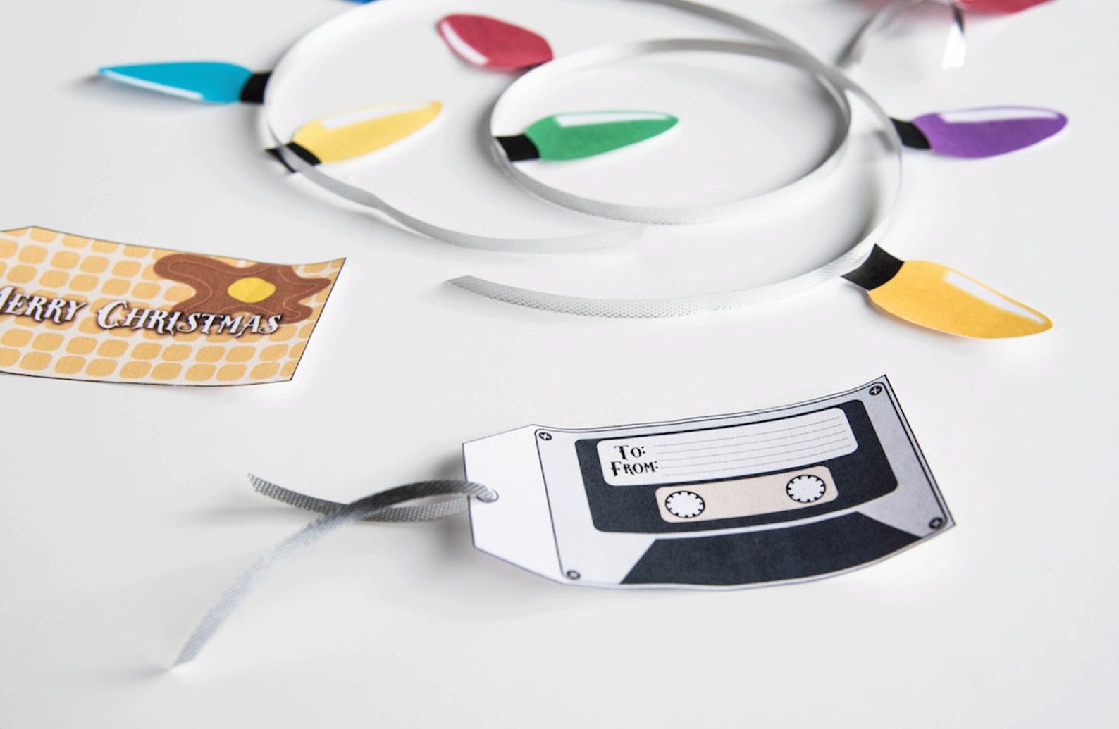 Stranger Things-christmas Gift Tags-printable-holiday Gift Labels