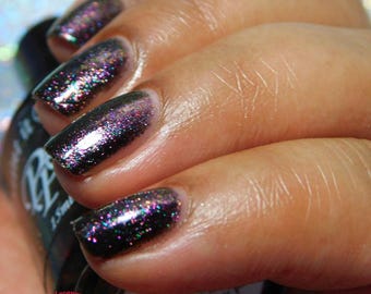 Galaxy Glaze, magnetic indie nail polish lacquer by Paint it Pretty Polish