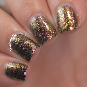 wicked witches, black indie nail polish lacquer by Paint it Pretty Polish