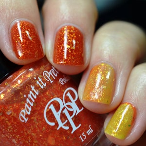 Scream Thermal Nail Polish Red Orange Yellow Lacquer Indie Etsy Scream Thermal Nail Polish Red Orange Yellow Lacquer Indie Etsy