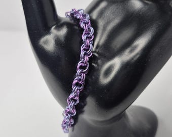 Bracelet, spiral chainmail