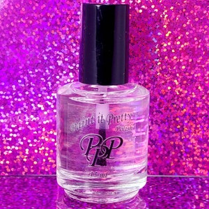 Topcoat, clear nail polish, indie nail polish 5 free nail polish, paint it pretty polish