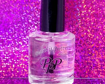 Topcoat, clear nail polish, indie nail polish 5 free nail polish, paint it pretty polish
