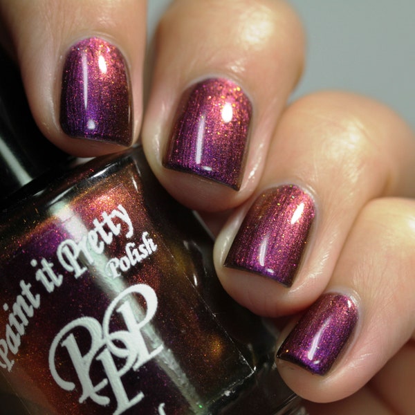 You Gotta Put Your Behind In The Past, multichrome nail polish, lacquer, indie nail polish, Paint it Pretty Polish